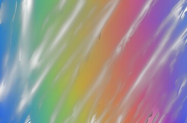 Abstract Rainbow Gradient Background with Light Streaks | Soft Blurred Color Texture