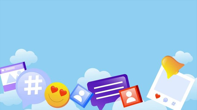 vector illustration of a mobile phone with cloud computing