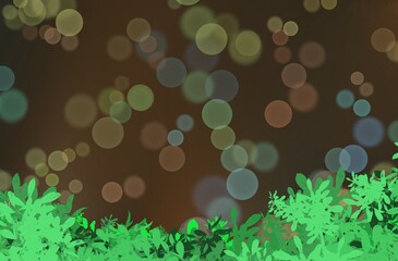 abstract grass background with bokeh