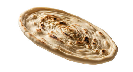 Delicious Layered Flatbread Paratha PNG Image for Culinary Projects