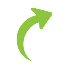 Success arrow up icon graphic design  vector illustration on white background 