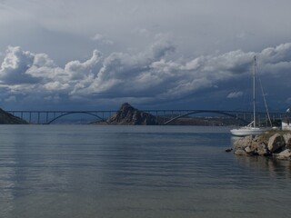 bridge over the river