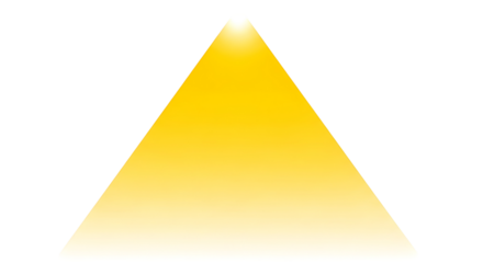 Radiant Yellow Triangle Shape Gradient Design Element for Backgrounds Website Logos and Branding Projects
