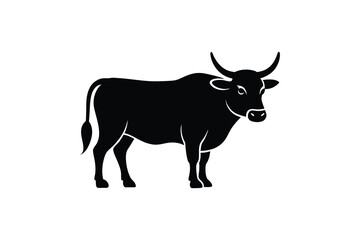 black-and-white-vector-icon-of-a-bull.eps