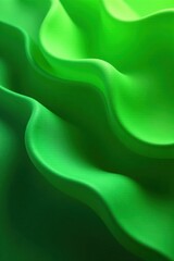 Abstract green organic wave pattern, flowing lines , abstract, art