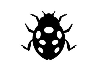 colorado potato beetle, Lucky Ladybug Silhouette for Garden Decor and Whimsical Crafts