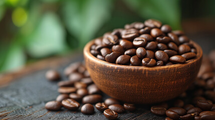 Aromatic coffee, Arabica beans