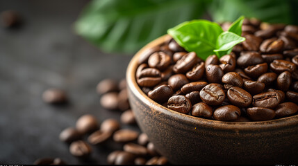 Obraz premium Aromatic coffee, Arabica beans