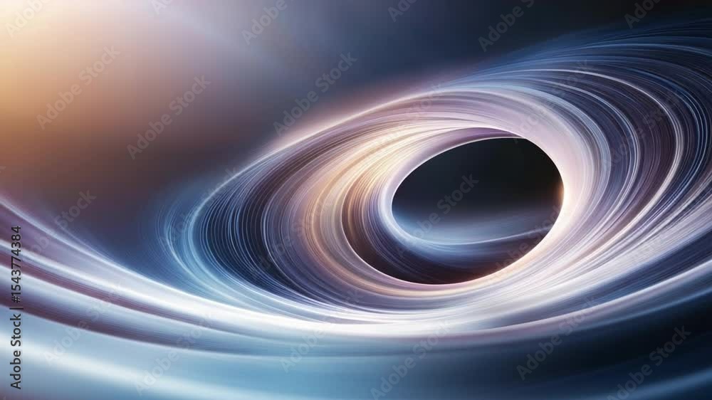 Poster celestial vortex: a visual exploration of a black hole, with a mesmerizing display of light and ener