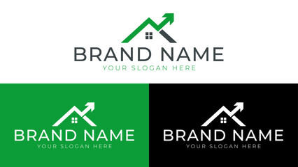 House Finance Logo, Financial Logo, House Mortgage Logo, Investemnet Logo