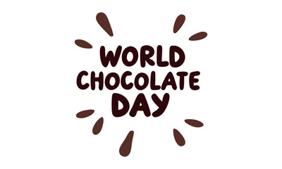 Chocolate. Assortment of fine chocolates in white, dark, and milk chocolate. world chocolate day, vector illustration on white background.