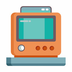 vector illustration of a computer icon