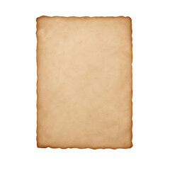 old paper isolated on Transparent background PNG image 
