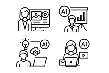 Innovative uses of artificial intelligence in business, education, and technology for enhanced productivity and decision-making