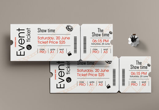 Creative Event Ticket Template