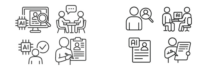 Visual representation of artificial intelligence applications in consultations and assessments at a technology conference