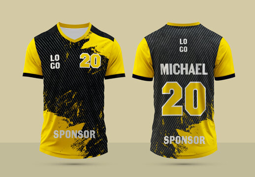 Soccer Jersey Uniform Design Template