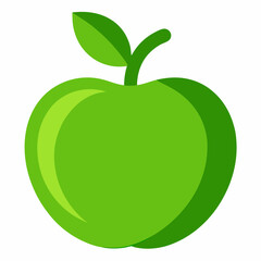 green apple illustration	