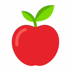 red apple illustration	
