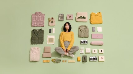 Capturing Product Images of Vintage Finds for Online Shop with Tools and Supplies All Around