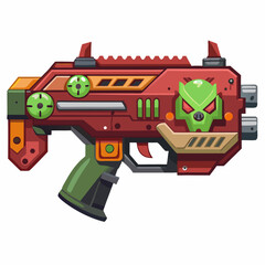 Fototapeta premium toy train isolated on white