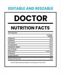 Doctor nutrition facts,nutrition level,supplement fact, doctor supplement level,Application for employment form with blank fields for job details on a business document page vector illustratio