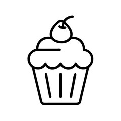 cupcake vector illustration