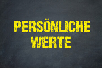 persönliche Werte