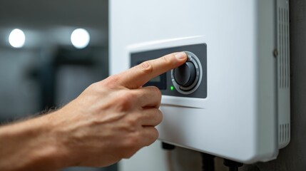 Adjusting Home Thermostat Energy Efficiency  Temperature Control