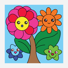 Spring sale! vector border for advertising and discount in the market. cherry blossom branches, bouquet of flowers.