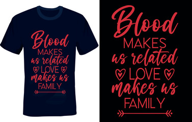 Matching Family Reunion Shirt Design – Printable Typography Artwork