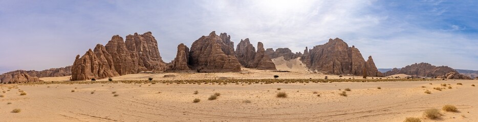 Ashar Valley and luxurious resorts in AlUla, Saudi Arabia