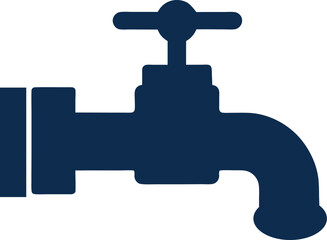 water Faucet or tap icon, water faucet symbol icon vector