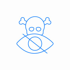 hidden malware icon sign vector