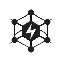 Temporal Battery Power Storage Silhouette
