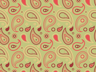 2025 geometry paisley colours. Background curled on drawing decor. Vintage horizontal to western designer.