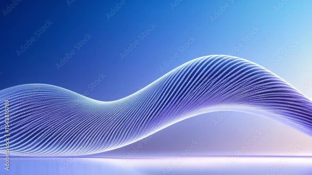 Poster Abstract Wave form Design: A mesmerizing wave design unfolds against a gradient backdrop, showcasing flowing lines and creating a sense of dynamic movement. The artwork exudes a modern aesthetic.