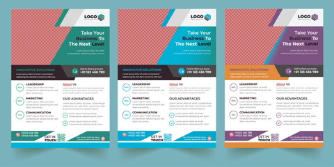 Corporate Flyer is very easy to use and change text,color,size,look and everything because i made it on two most popular software Illustrator. If you need any help using the file or need special. © Almasud