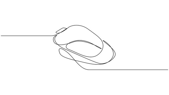 Self drawing animation of Bedpan Animated single line bedpan design. Animation on a white background 4K.