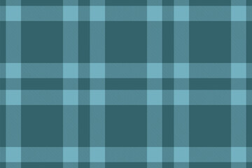 Serene check vector fabric, creativity background pattern tartan. Expressive texture textile plaid seamless in cyan color.