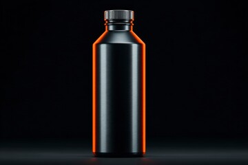 Black Pump Bottle Mockup  Minimalist Product Design  Branding  Packaging