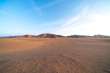 Scenic desert route from AlUla to Medina, Saudi Arabia