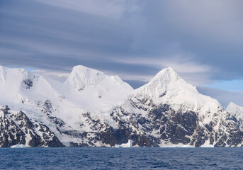 Elephant Island during spring. Antarctica, South Shetland Islands, Elephant Island