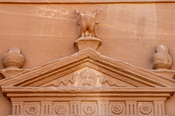 Jabal AlBanat, ancient tombs in Hegra, AlUla, in Saudi Arabia
