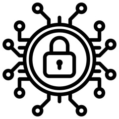 Cyber Security Icon