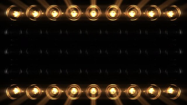 Lights Flashing Wall Showtec VJ Stage Floodlight 4K Blinder Blinking Lights Flash Club Flashlights Disco Lights Matrix Beam Lights Bulb Halogen Headlamp Lamp Nightclub Turn Off On Loop