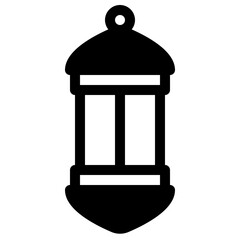 Obraz premium Vintage Wall Lantern Icon