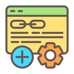 Link Building Vector Icon