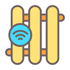 Smart Heating Vector Icon