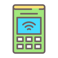 Smart Alarm System Vector Icon